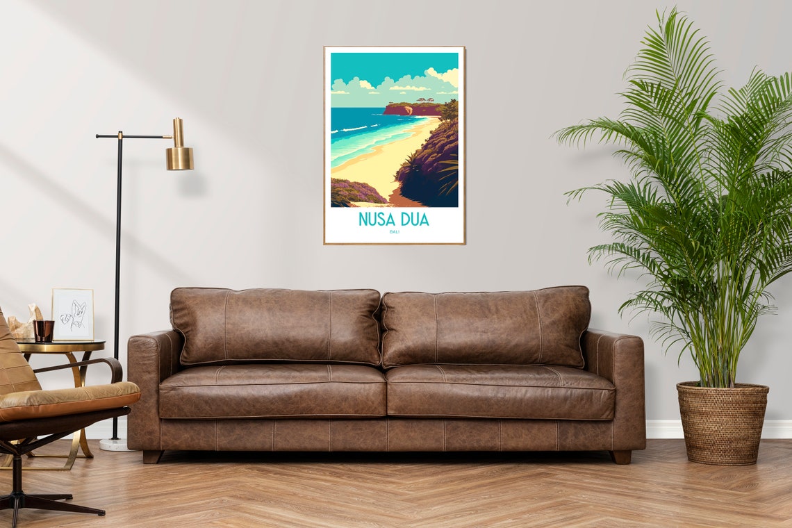 Nusa Dua Bali Travel Print Wall Art Nusa Dua Travel Poster Gift For Nusa Dua Scenery Wall Art Nusa Dua Bali City Art Nusa Dua Beach Bali - Image 3