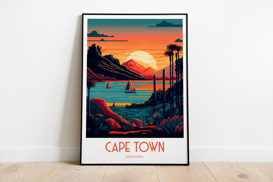 Cape Town Print Cape Town Poster Cape Town Wall Art Cape Town South Africa Print Cape Town Art South Africa Poster Cape Town