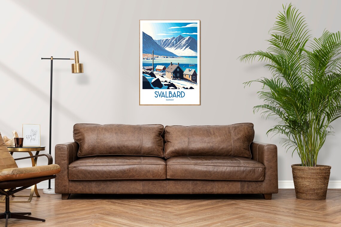 Svalbard Travel Poster, Norway Wall Decor - Image 3