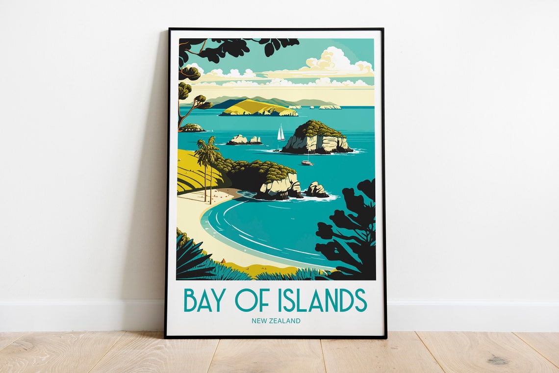 Bay Of Islands Print Bay Of Islands Home Decor Landscape Art Print Bay Of Islands Wall Art For New Zealand Enthusiast Gift Wall Hanging - Image 6
