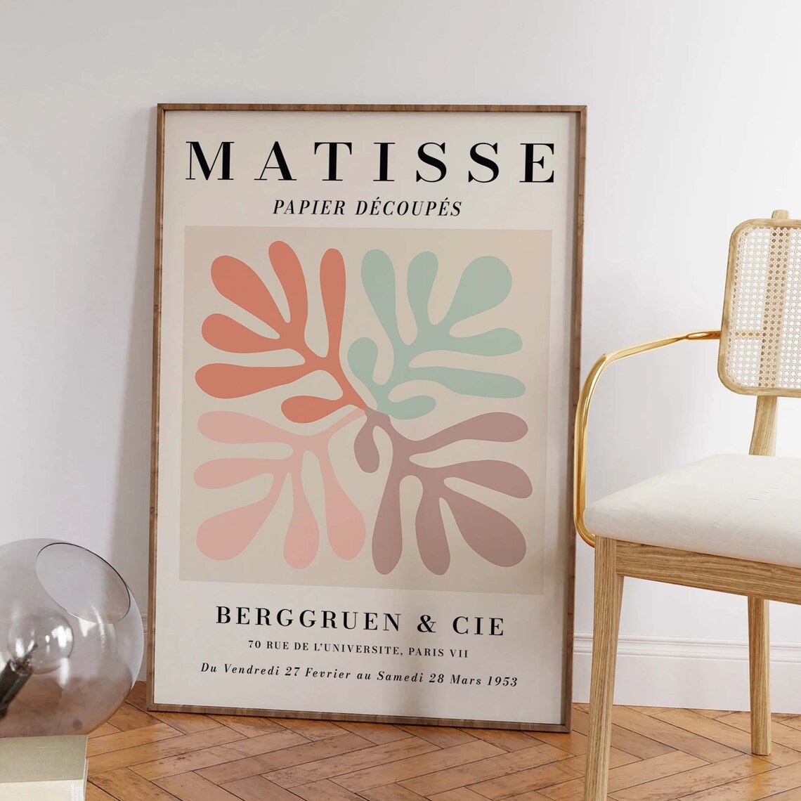 Matisse Papier Decoupes 1953 Exhibition Pastel Abstract Art Poster - Image 5