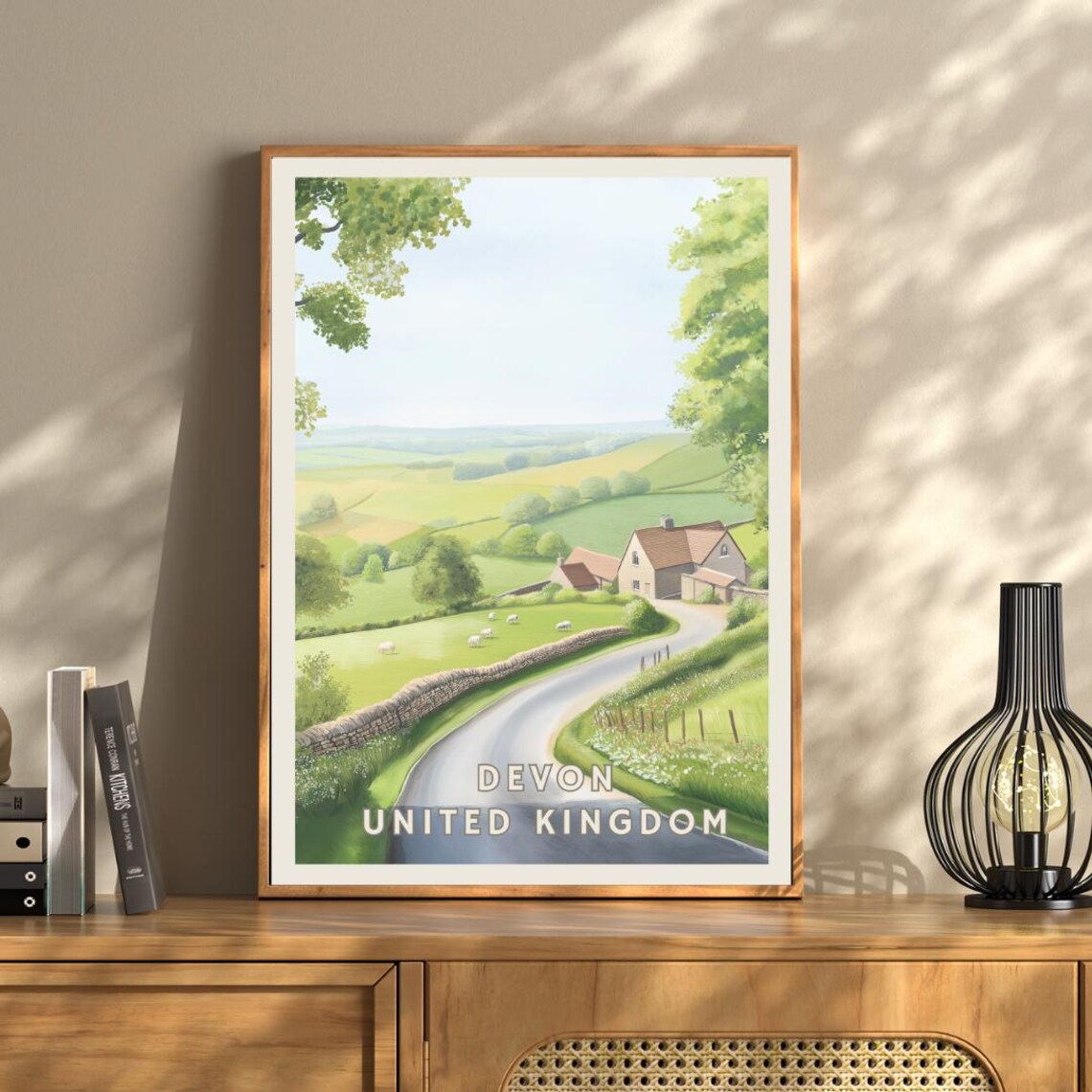 Devon England Poster, Countryside Landscape - Image 3