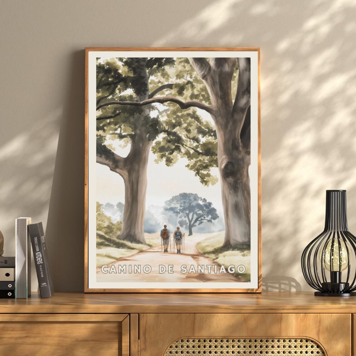 Camino De Santiago Travel Poster, Spain Pilgrimage Trail - Image 3
