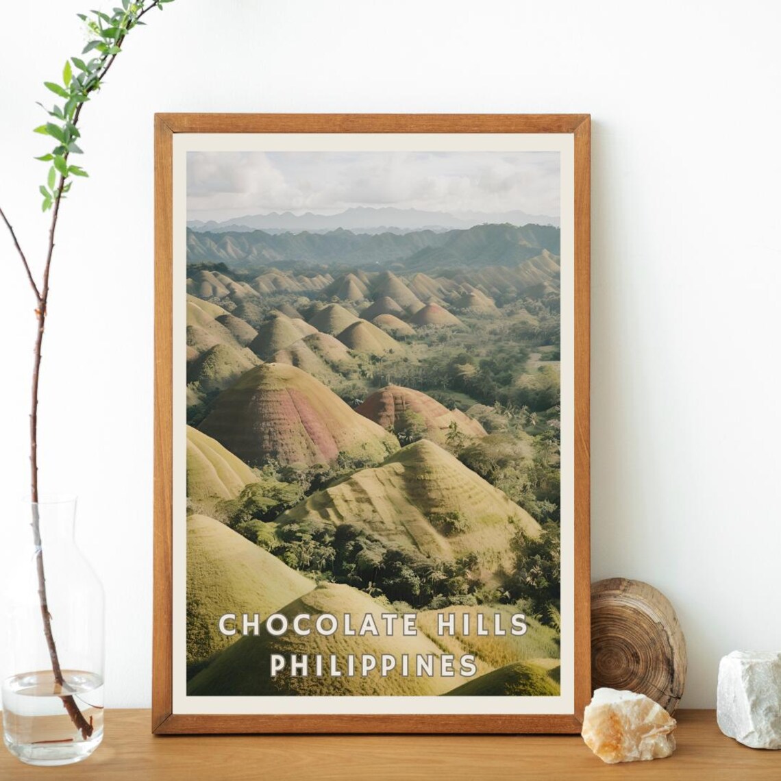 Chocolate Hills Philippines Poster, Bohol Landscape - Image 2