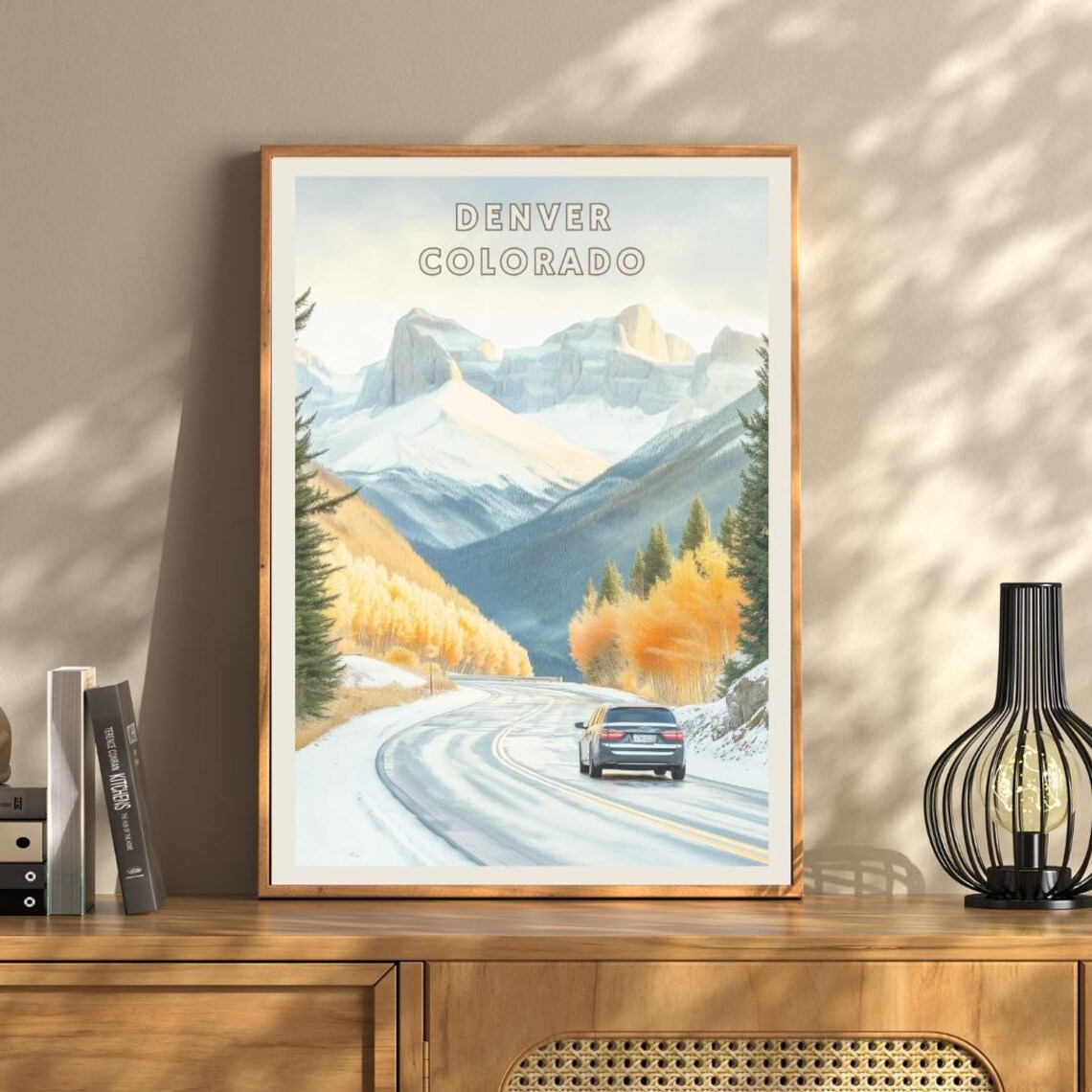 Denver Colorado Poster, Rocky Mountain Scenic Drive - Image 3