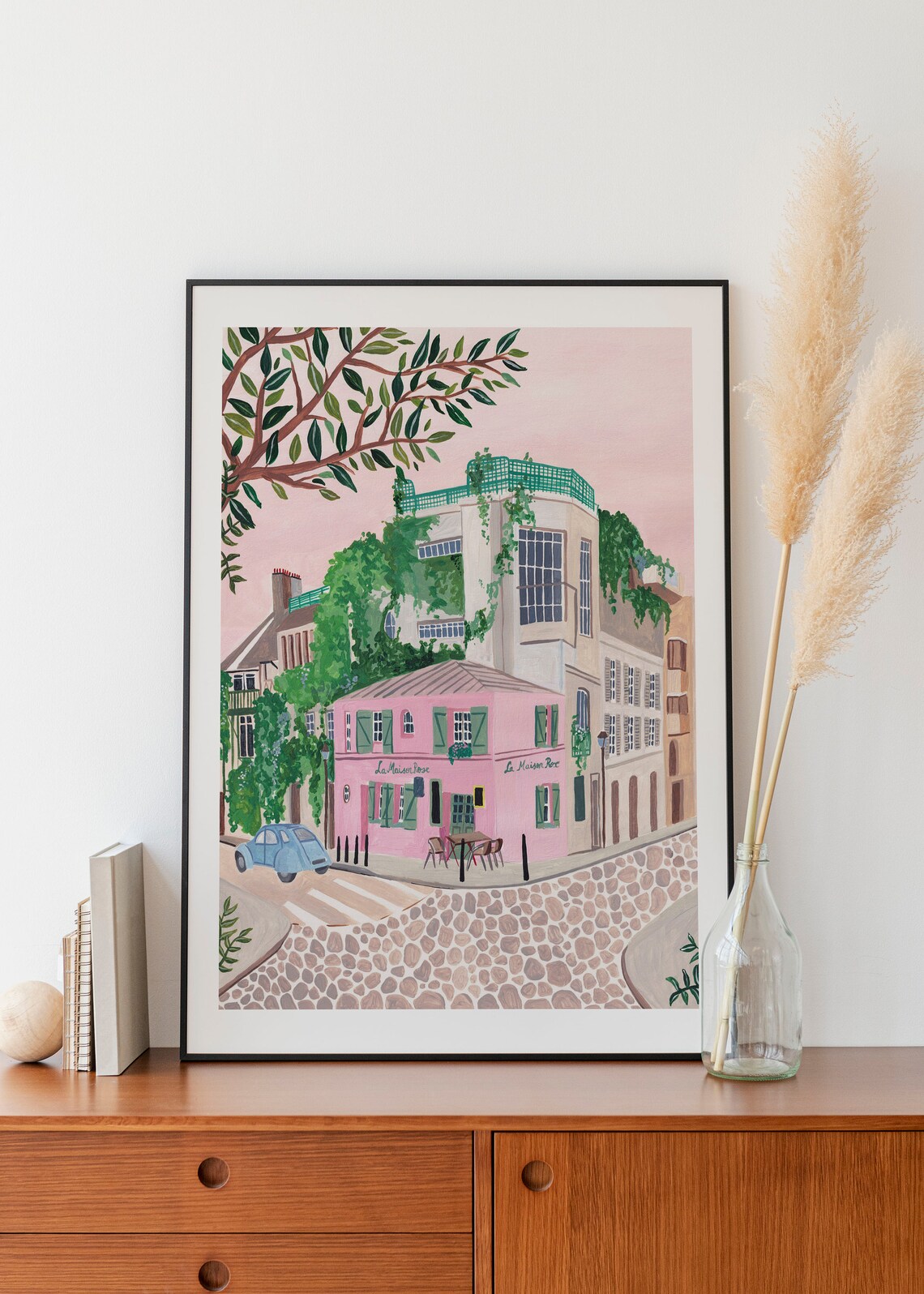 Montmartre, La Maison Rose Paris Travel Poster - Image 3
