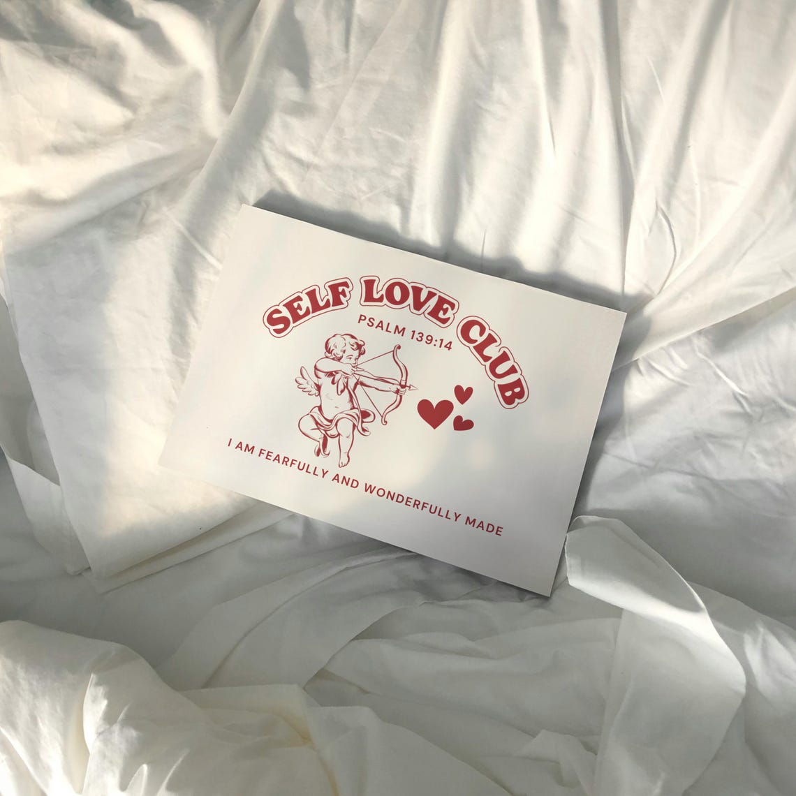 Self Love Club Psalm 139 Cupid Fearfully Wonderfully Made Poster - Image 4