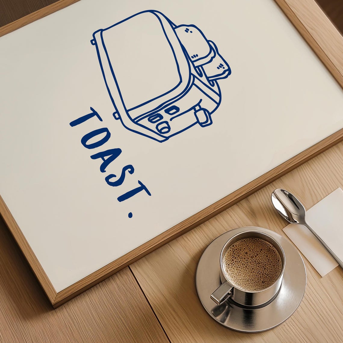 Toast Print, Retro Kitchen Wall Art - Image 3