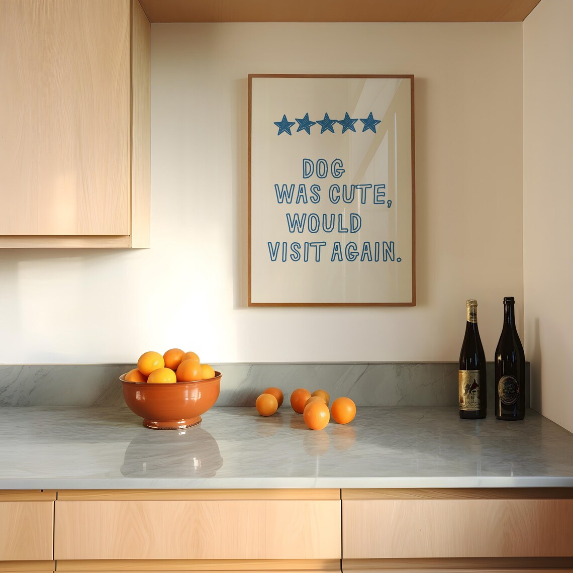 Funny Dog Quote Poster, Quirky Living Room Decor - Image 3