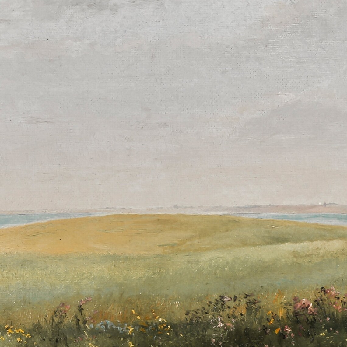 Meadow Summer Vintage Painting Art Print - Image 2