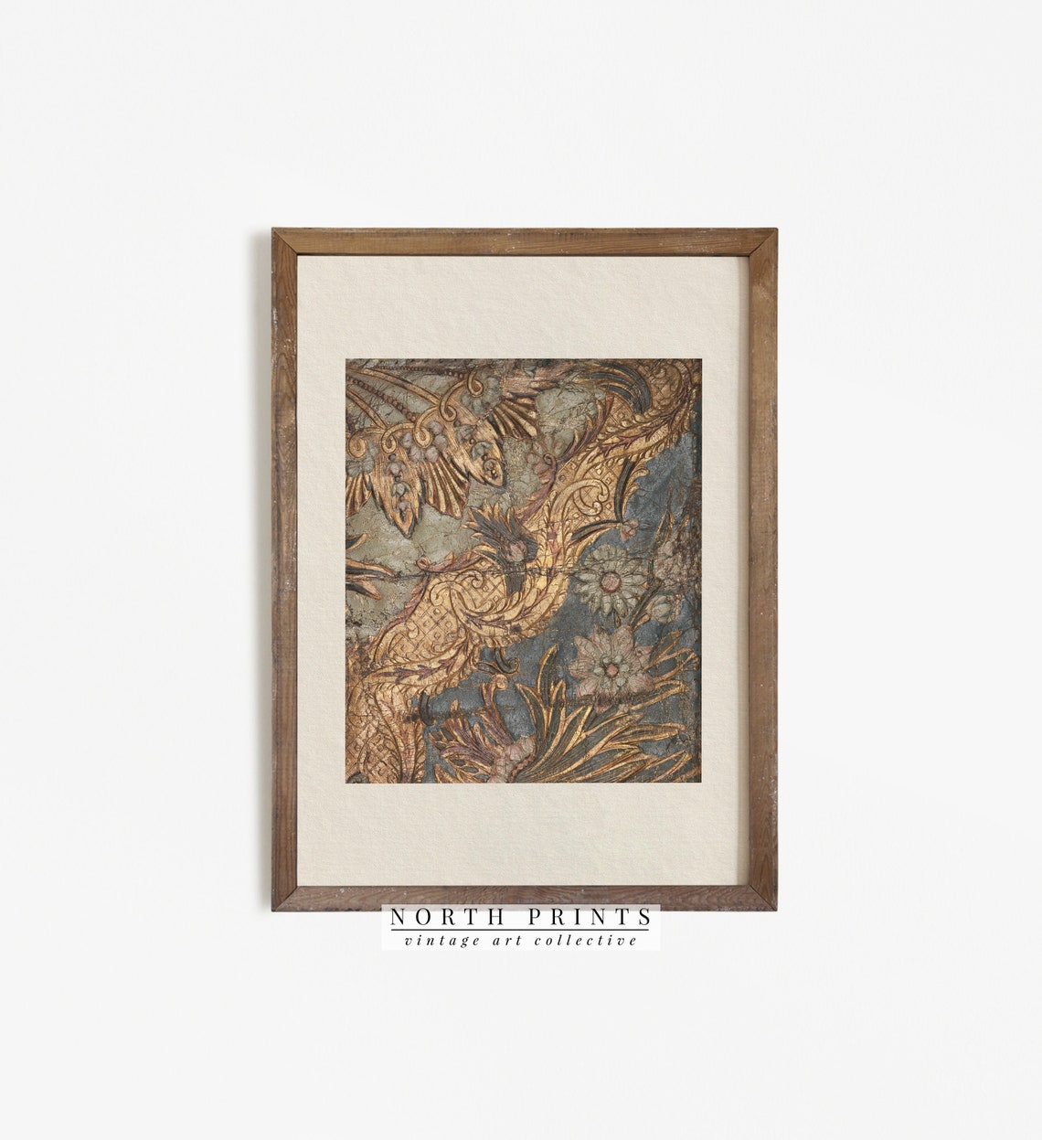 Vintage Botanical Pattern Art Print