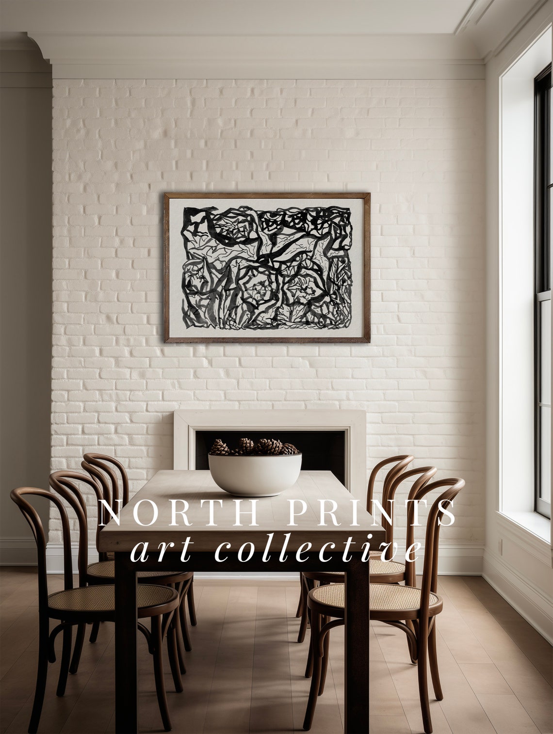 Modern Abstract Art Neutral Contemporary Wall Art Art North Prints 7 172 - Image 2