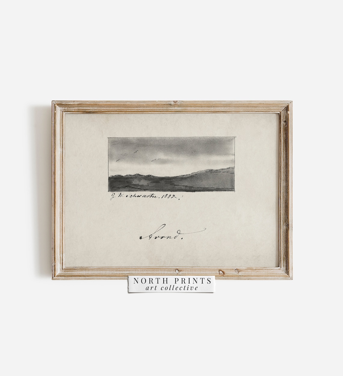 Minimalist Coastal Sketch Art, Neutral Beach House Print - Image 2