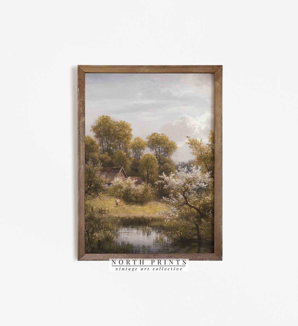 Victorian Vintage Summer Landscape Art Print