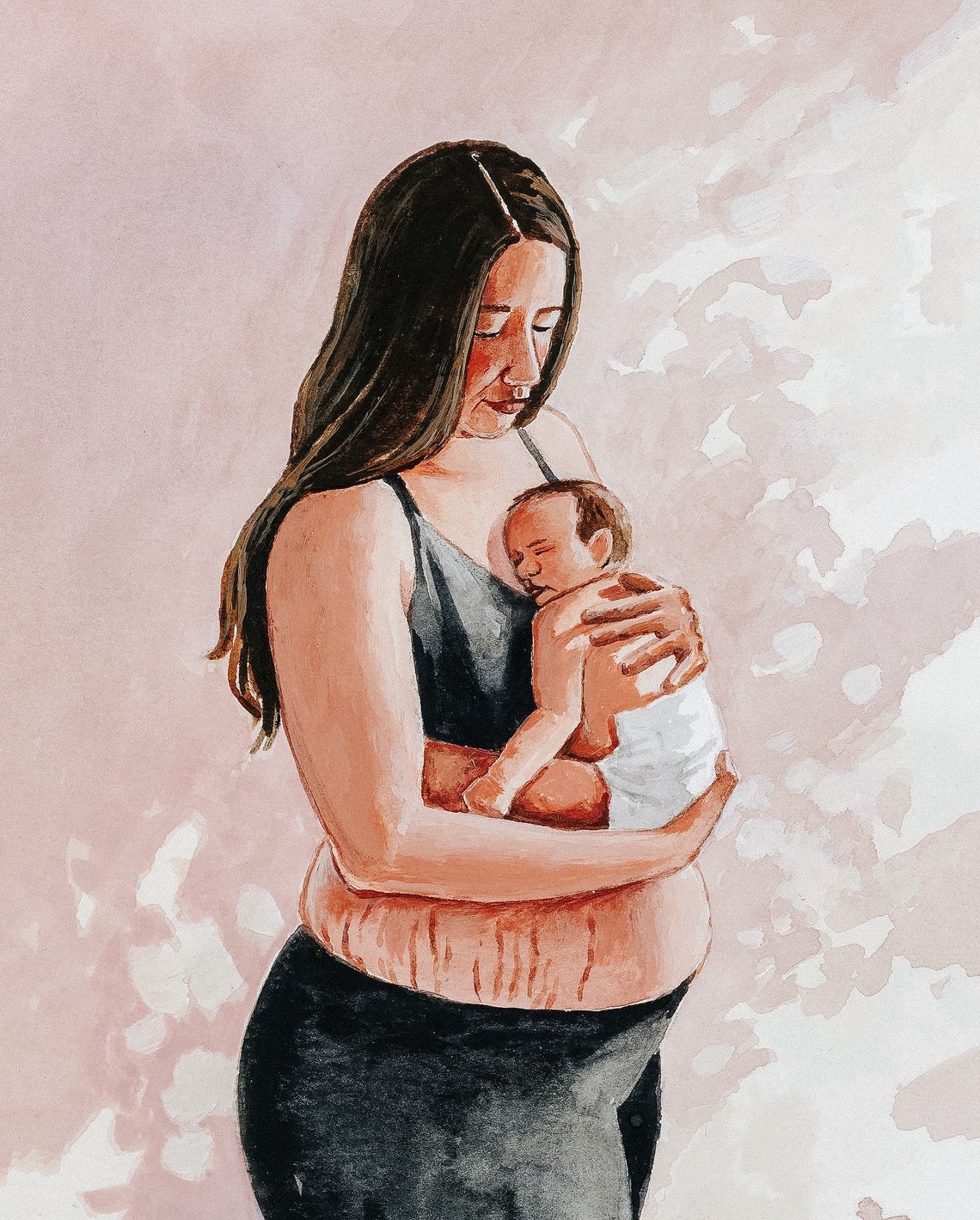 Marked By Love, Motherhood Nursery Art Print - Image 3