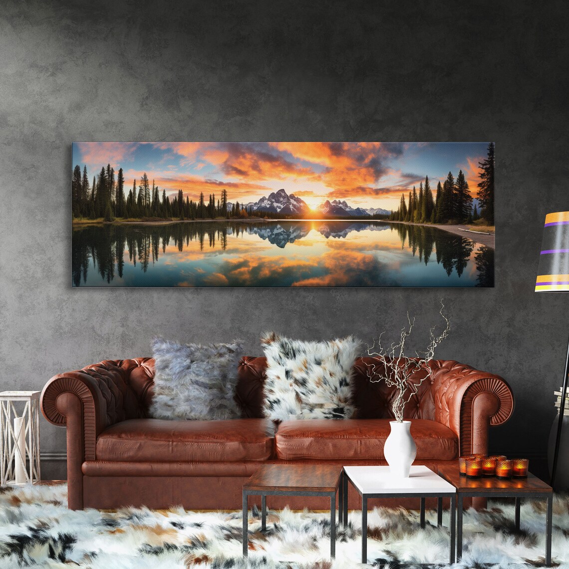 Grand Teton National Park Panoramic Art Print - Image 3
