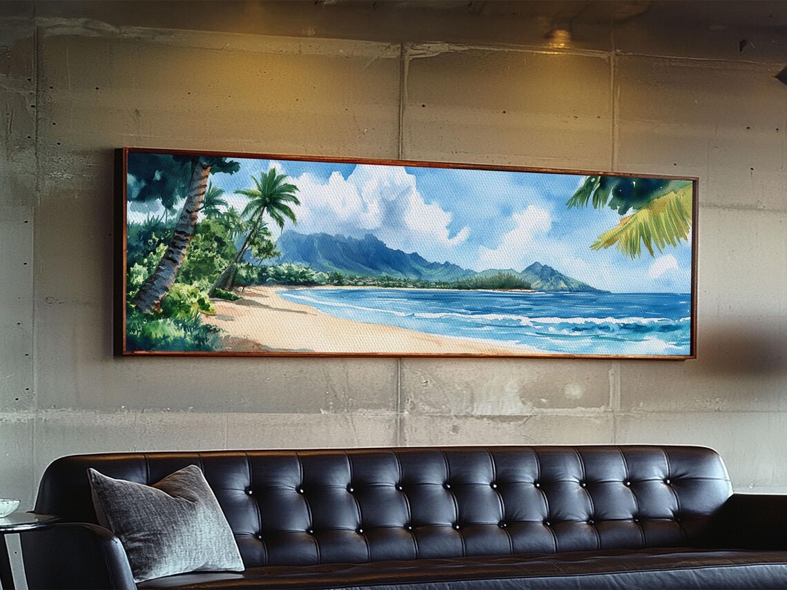 Hawaii Coastal Landscape Art Print, Ocean View - Image 5