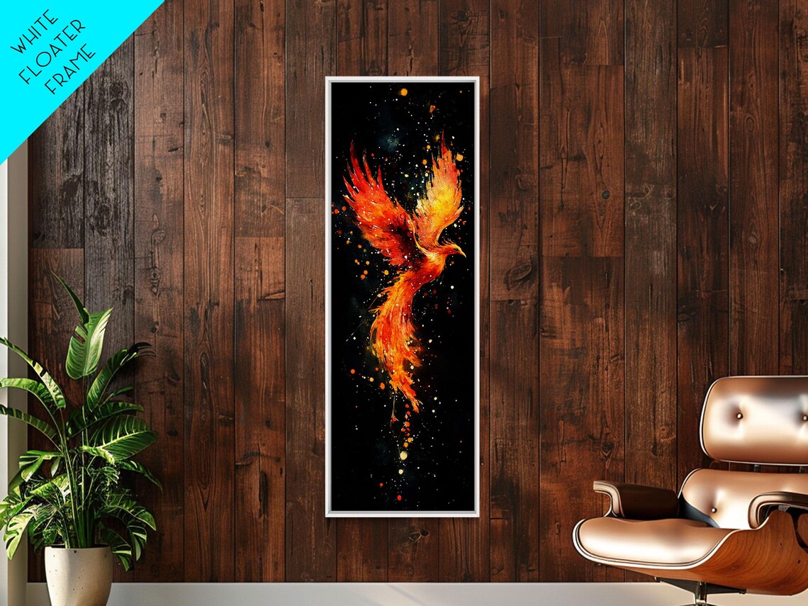 Radiant Phoenix In Flight Art Print, Spiritual Decor - Image 5