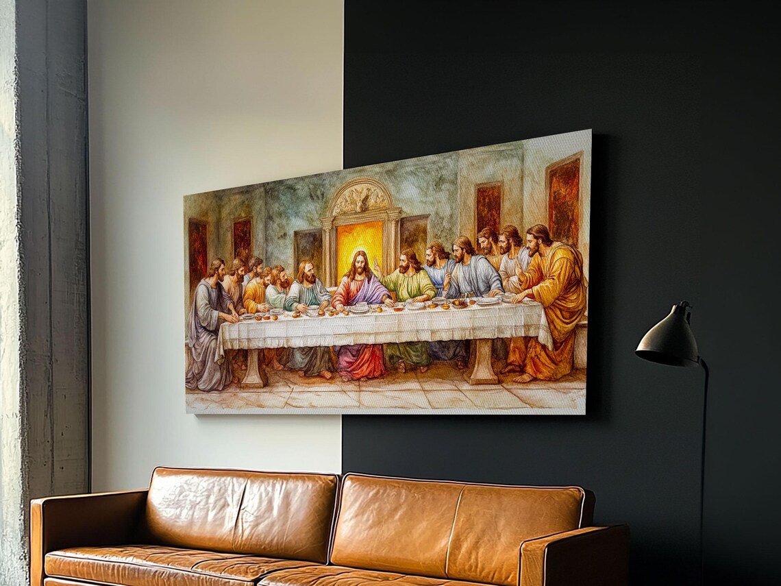 The Last Supper Reimagined, Christian Art Print - Image 6