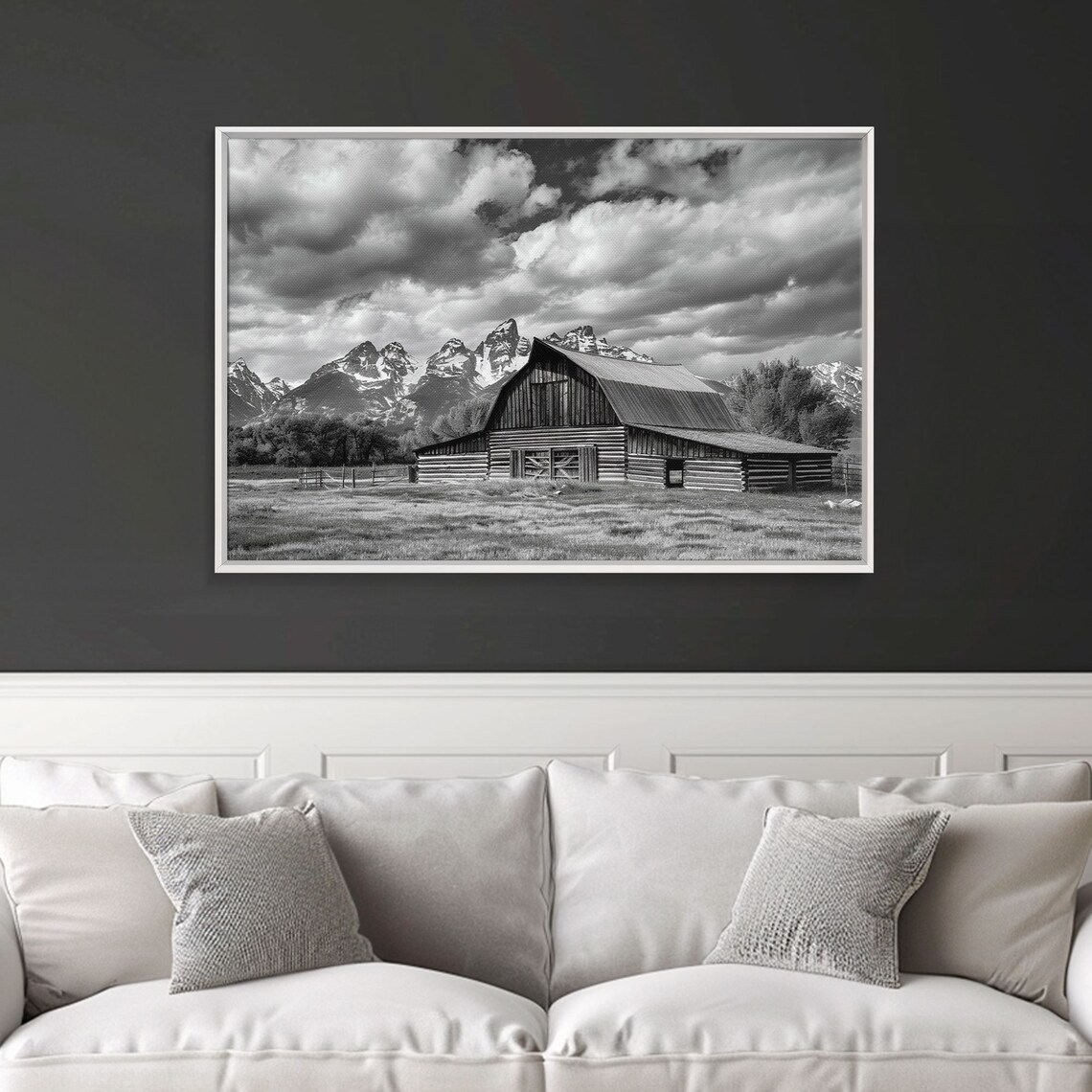 Old Barn Rustic Homestead Vintage Wall Art Print