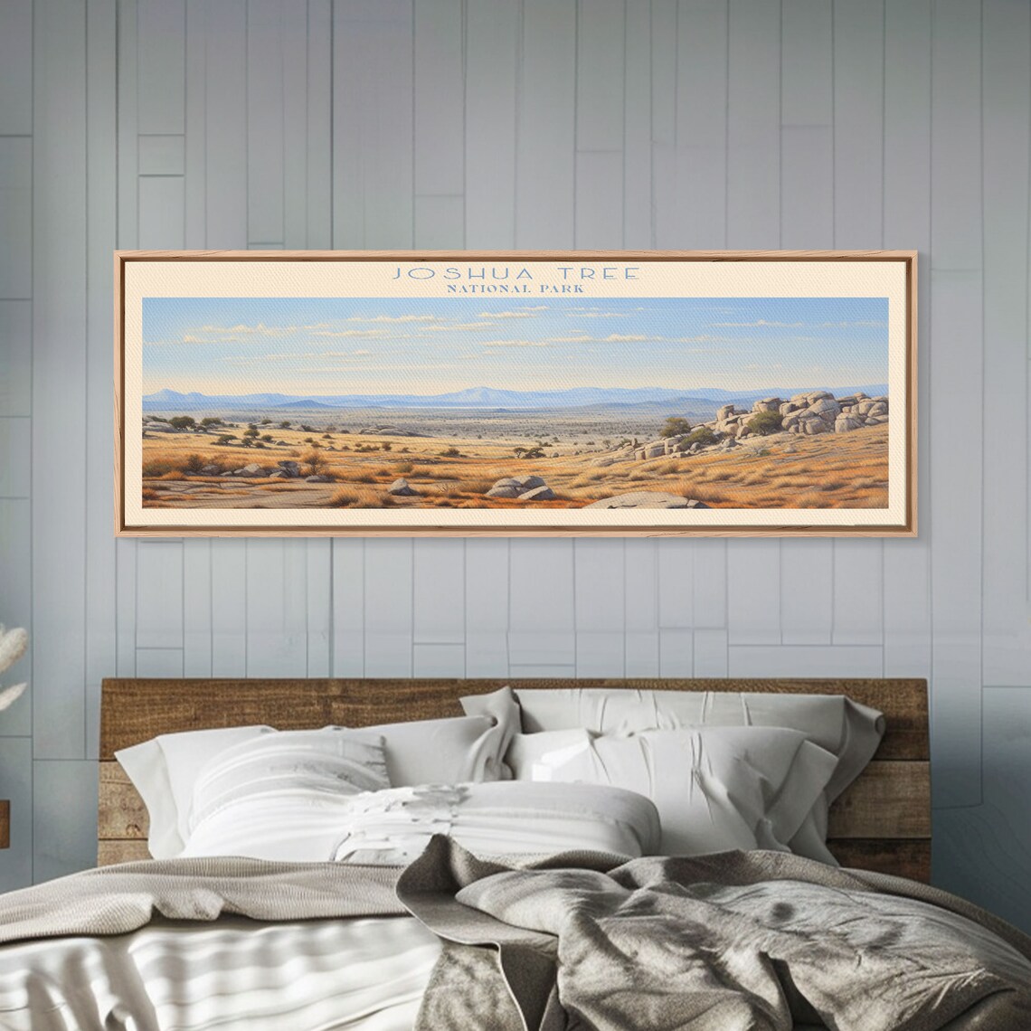 Joshua Tree National Park Golden Desert Rocks Watercolor Travel Poster - Image 5