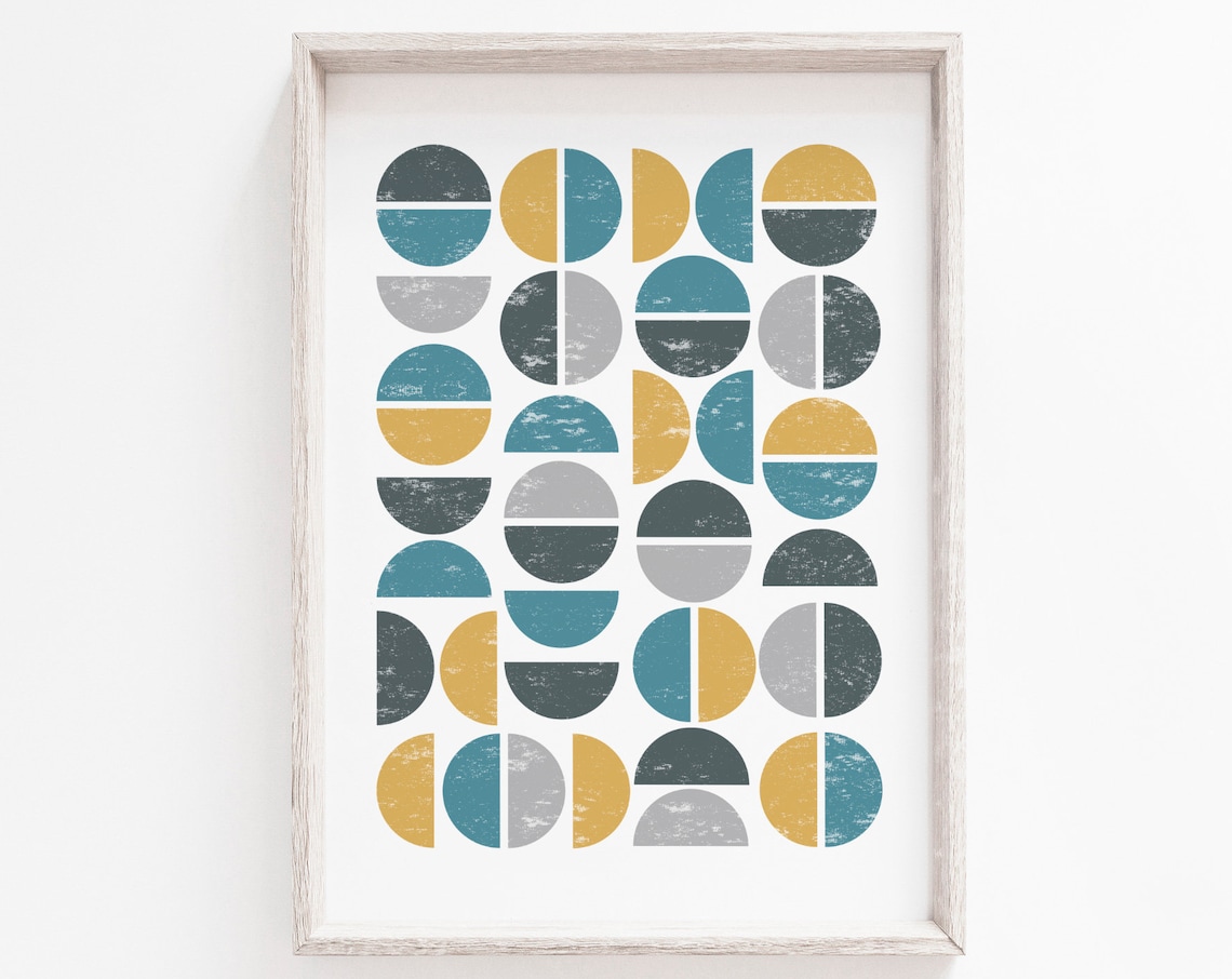 Minimalist Scandinavian Abstract Modern Art Print
