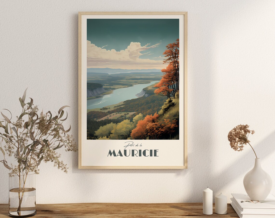 Parc De La Mauricie Hike Travel Poster, Canada