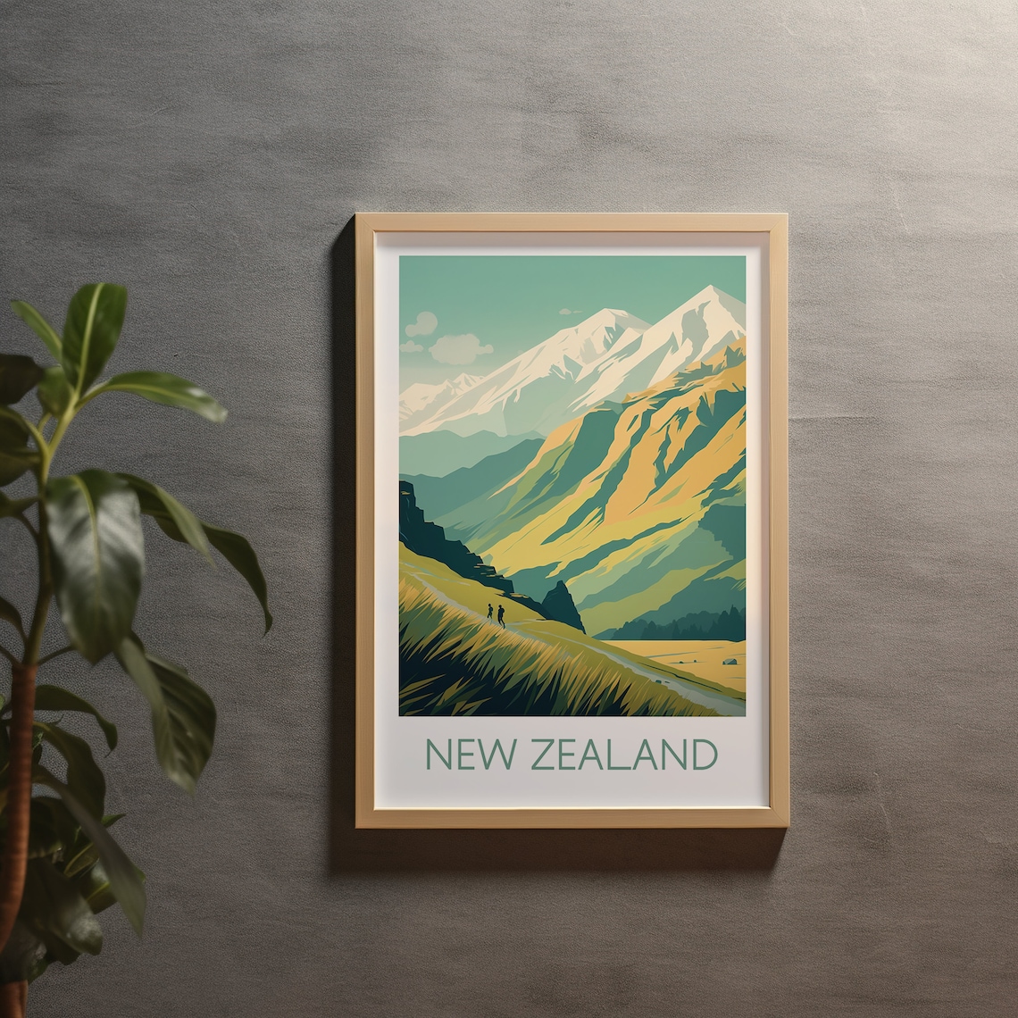 New Zealand Travel Poster, Home Decor Art Print - Image 2