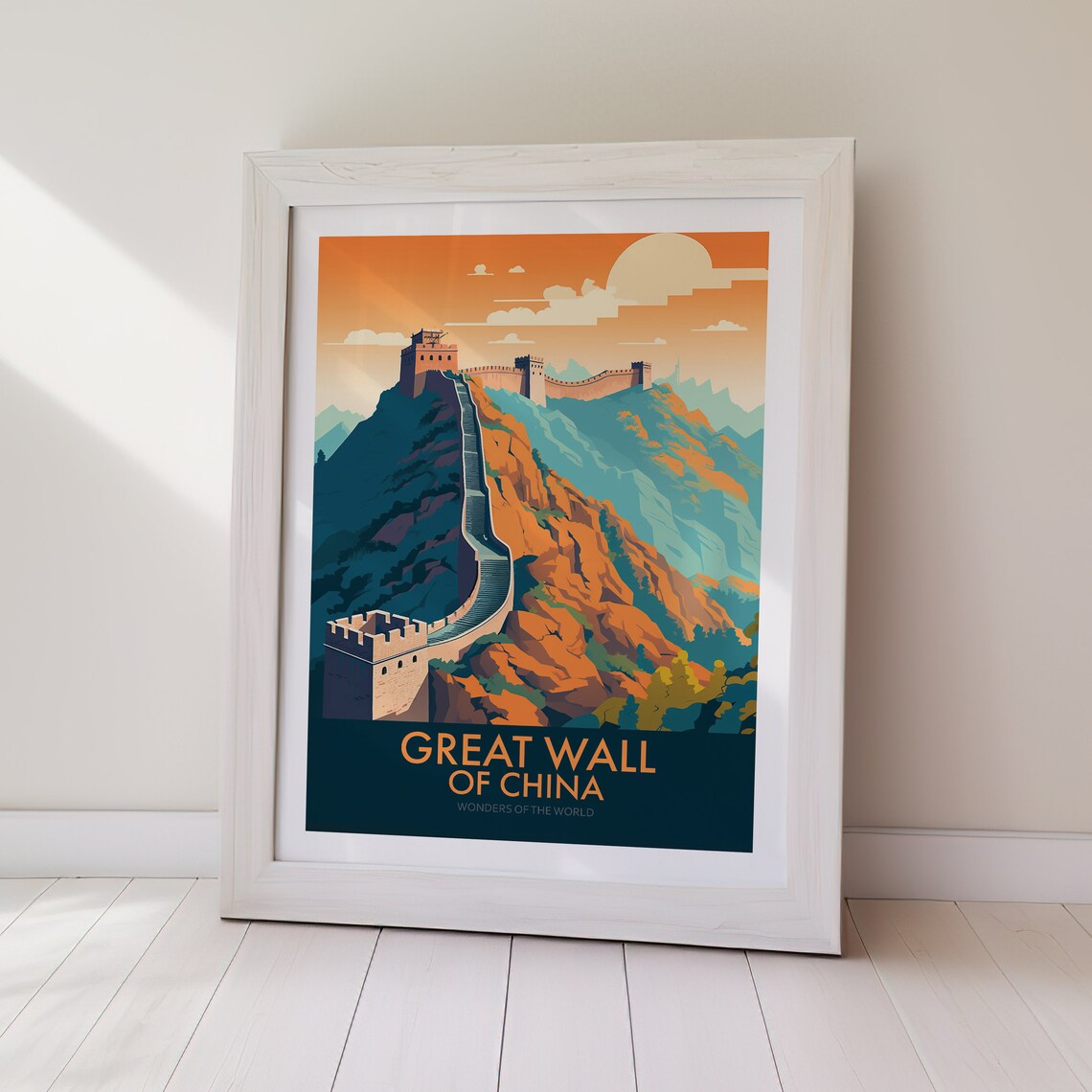 Great Wall Of China Travel Poster, Asia Travel - Image 2