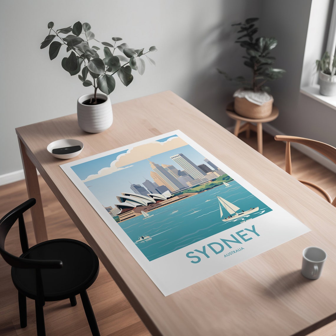 Sydney Travel Art Poster Print - Image 2