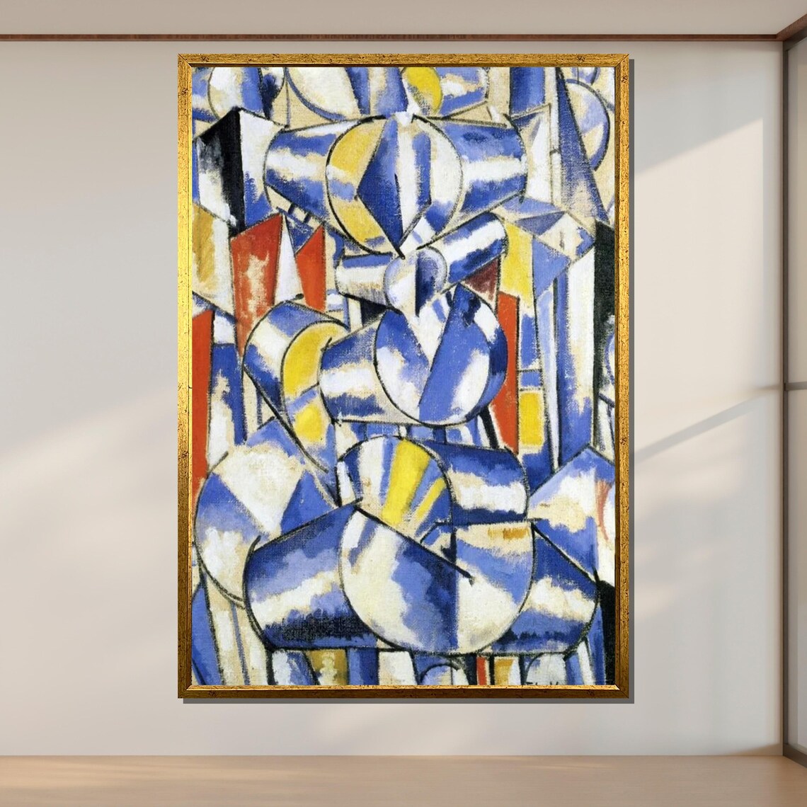 Fernand L e9ger Cubist Abstract Geometric Art Print