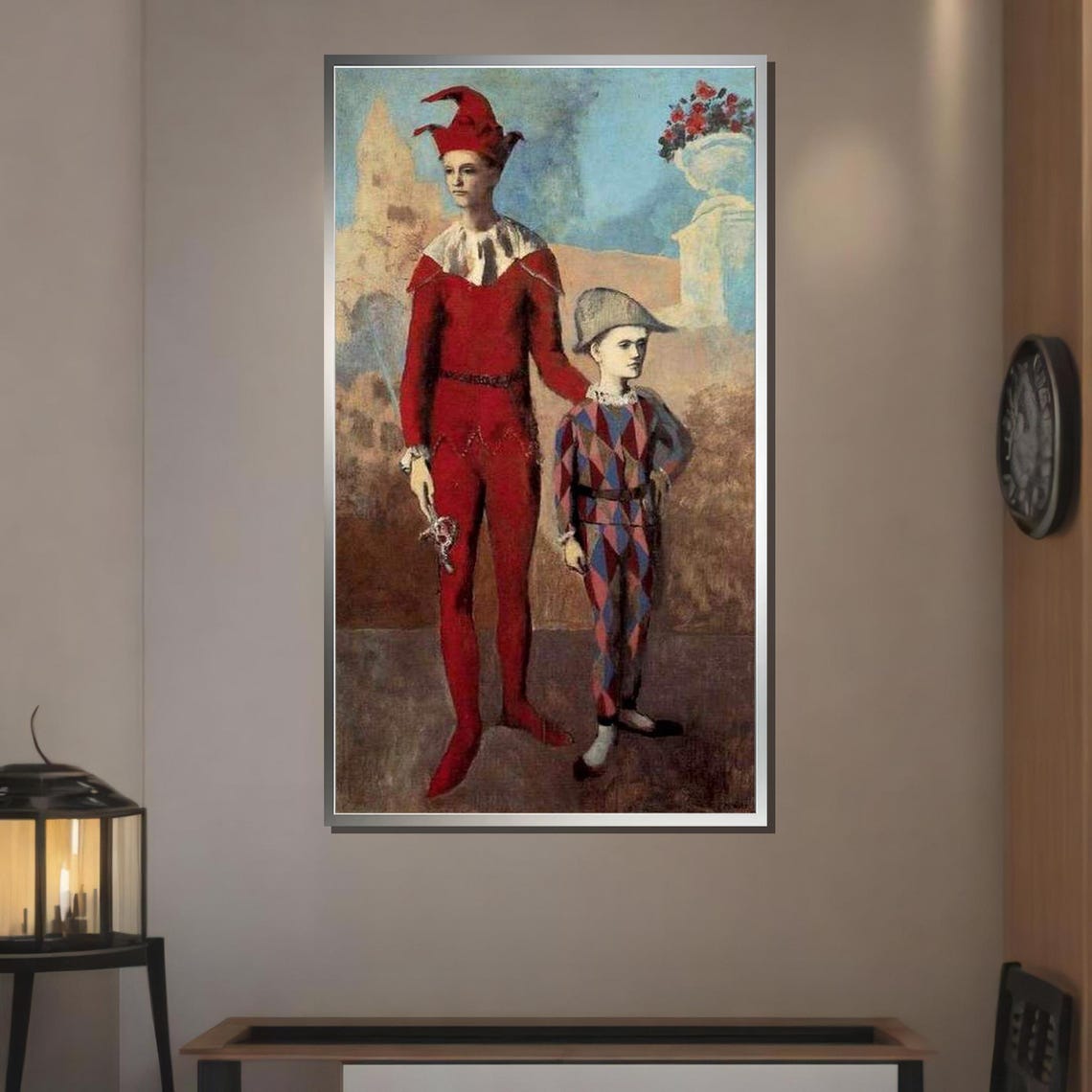 Picasso Harlequin And Jester Blue Period Art Clown Figures Wall Decor Classic Artwork Print Ready To Hang - Image 3