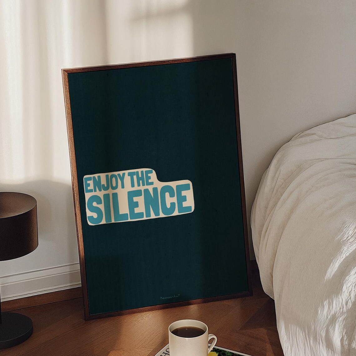Enjoy The Silence, Abstract Funky Wall Art