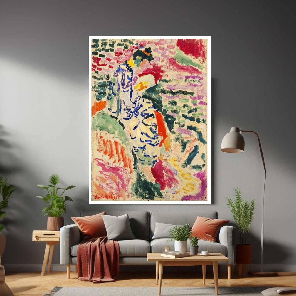 Henri Matisse Woman with a Hat Fauvist Reproduction Art Poster