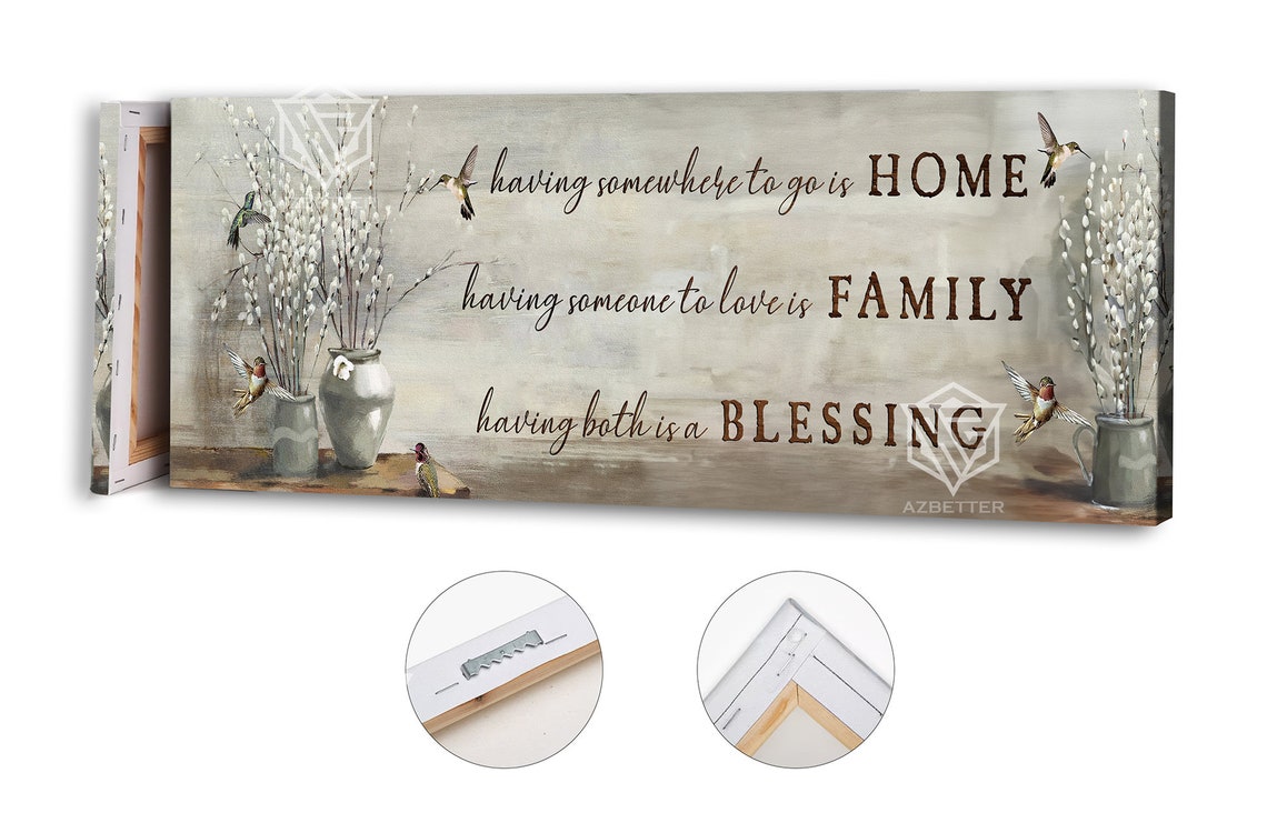 Having Somewhere to Go Is Home Having Both Is a Blessing Poster - Image 3