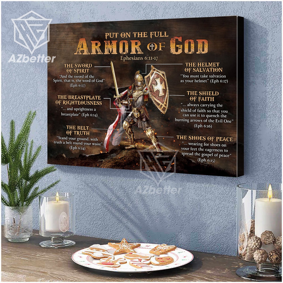 Put On The Full Armor Of God Art Print - Image 2