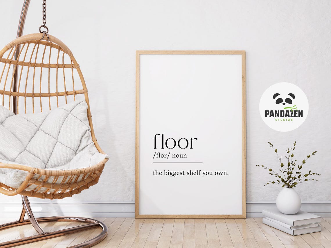 Floor Definition Bedroom Decor Teenager Wall Art Teen Room Decor Funny Teen Poster Room Decor For Teen Boys Room Decor For Teen Girls - Image 5