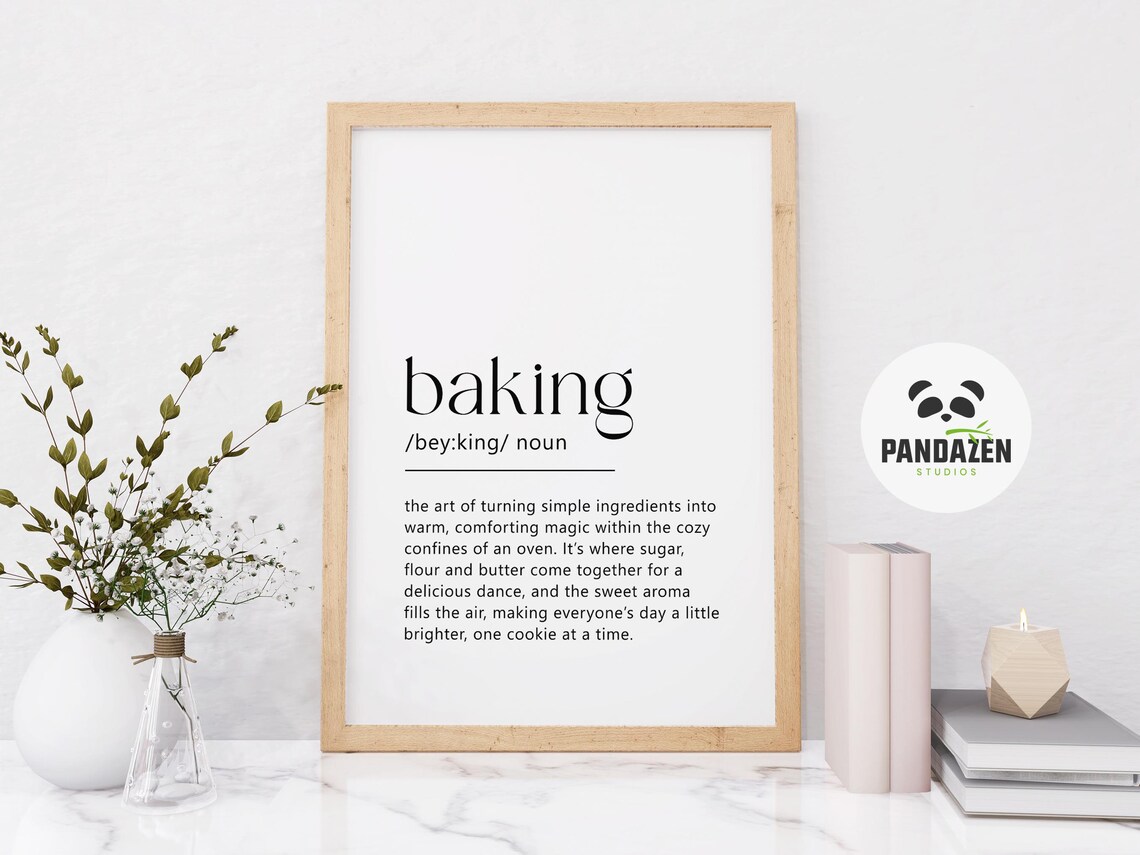 Baking Definition Poster, Baker Mom Holiday Gift - Image 5