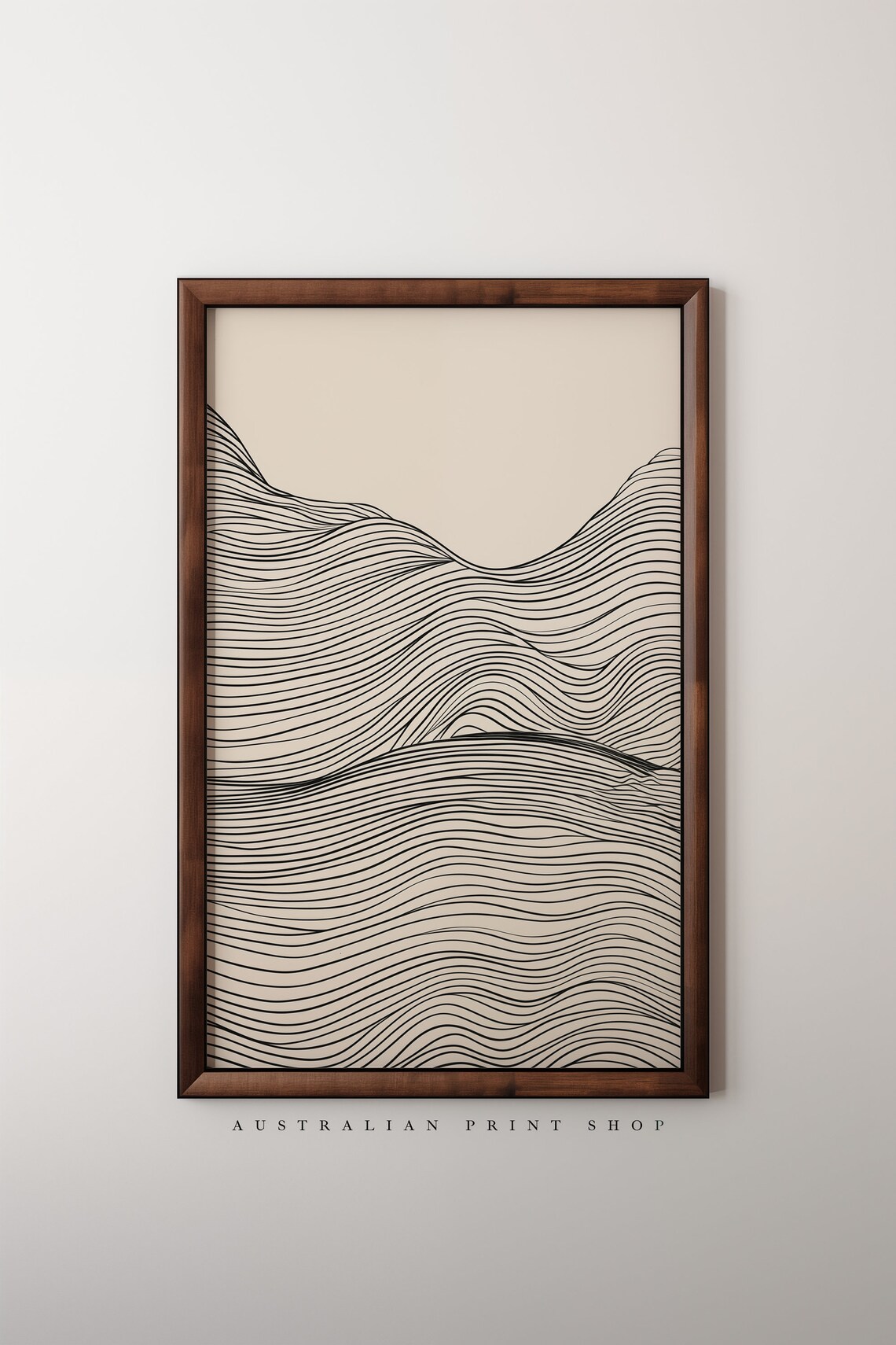 Minimalist Line Art Abstract Wall Art Print, Neutral Decor - Image 5