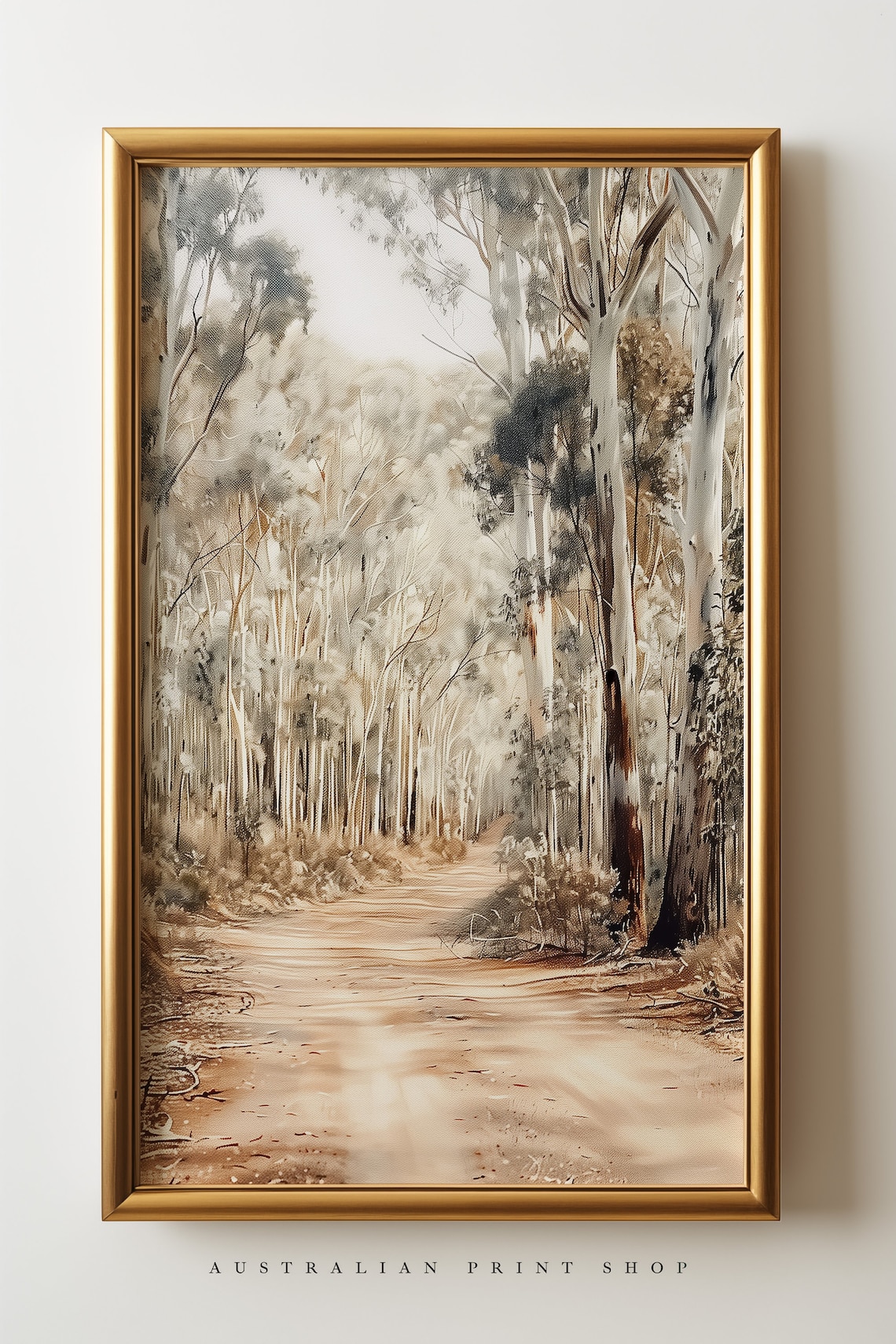Australian Bush Trails Gum Tree Travel Poster - Image 4