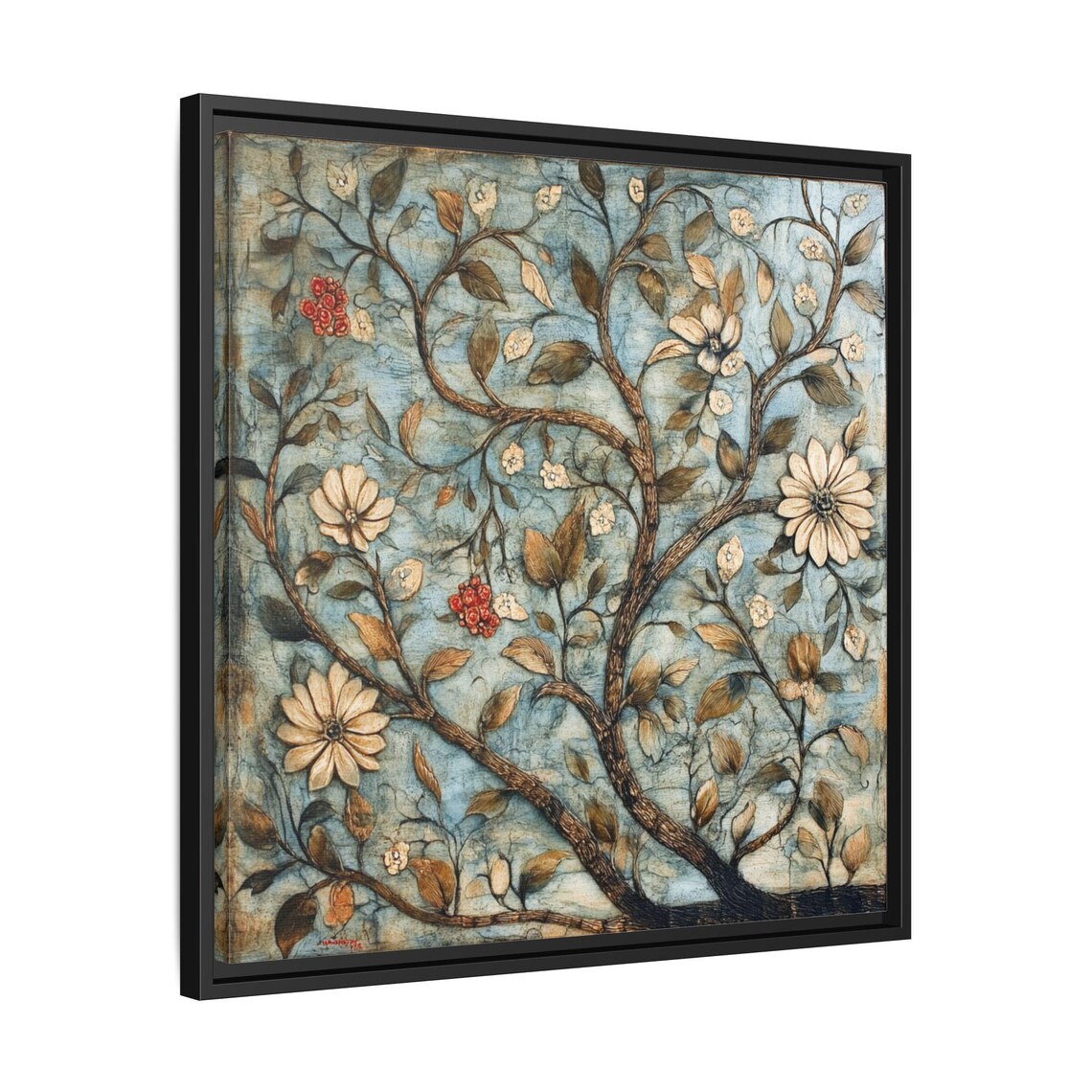 William Morris Inspired Floral Art Print, Botanical - Image 2