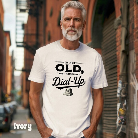 Funny Old Guy Shirt Vintage Humor Tee Retro Birthday Gift For Him Grandpa Age Joke