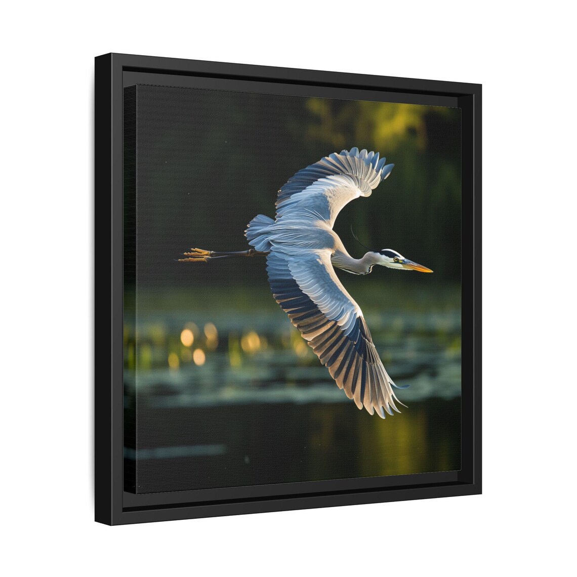 Blue Heron Photographic Print, Coastal Bird Artwork - Image 2