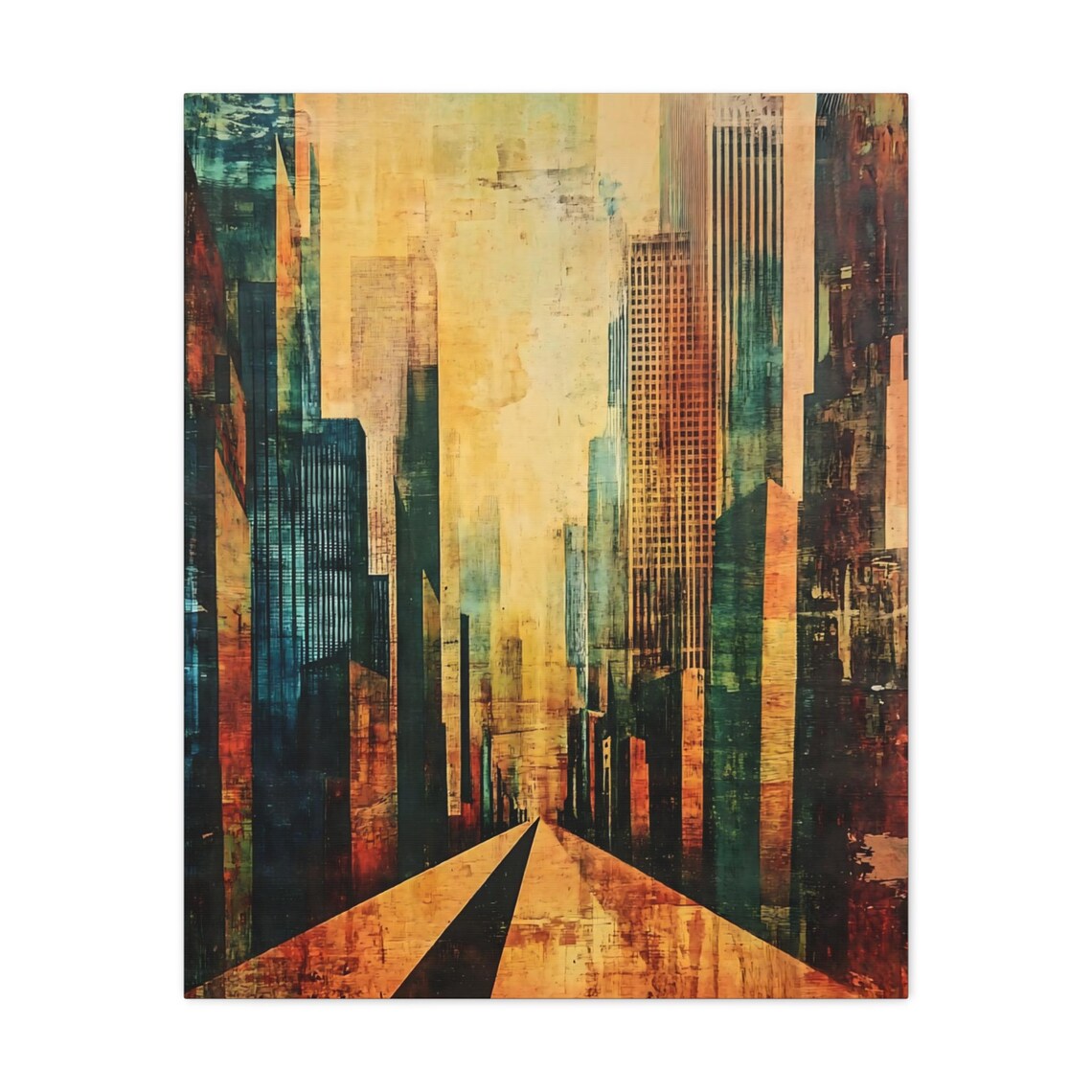 Vintage Chicago Skyline Art, Gift for Art Lover - Image 4