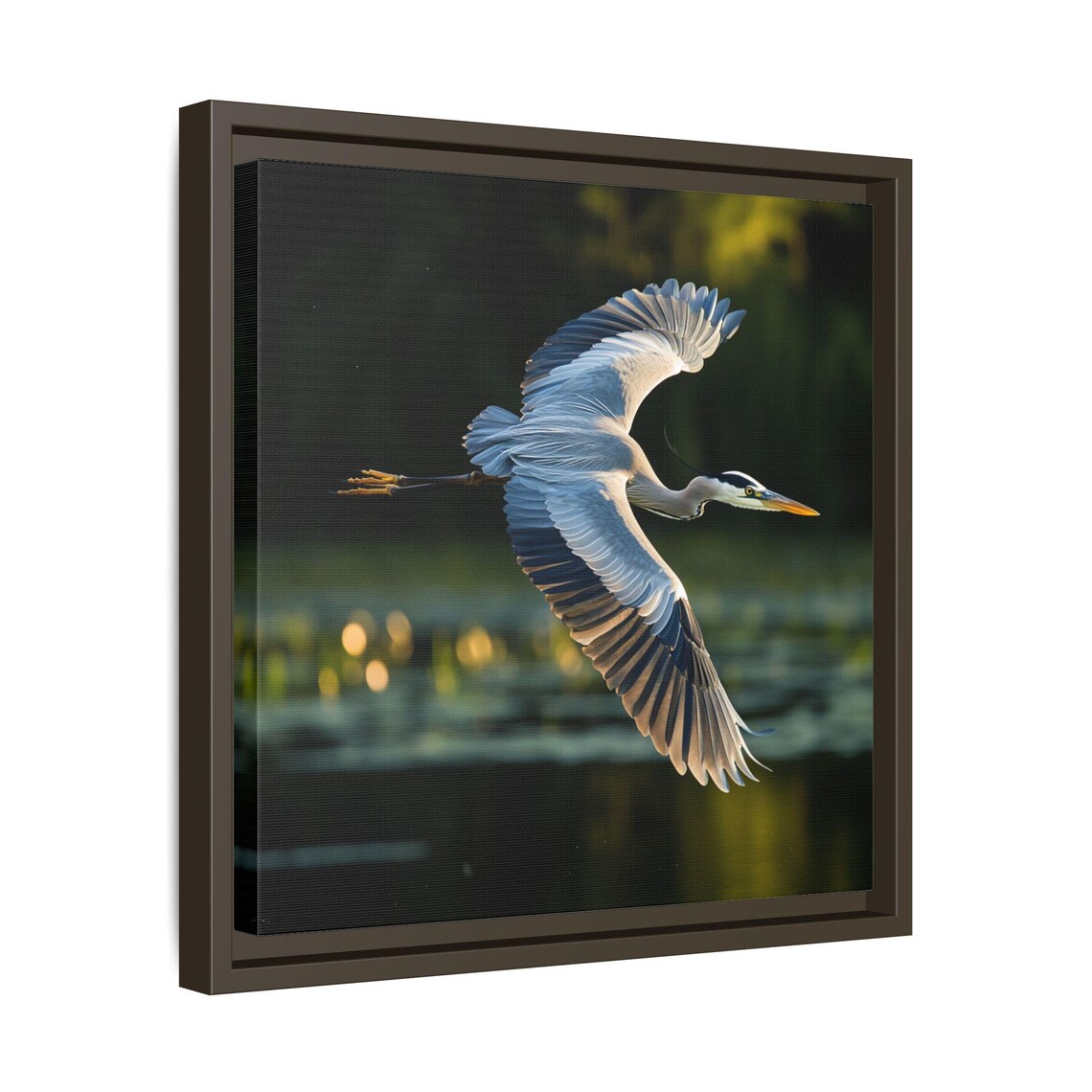 Blue Heron Photographic Print, Coastal Bird Artwork - Image 3