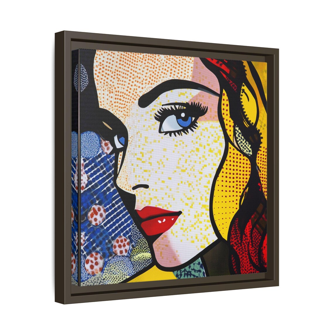 Lichtenstein Inspired Pop Art, Modern Art Poster - Image 3