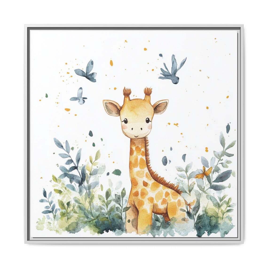 Baby Deer Watercolor Animal Print, Nursery Decor - Image 5