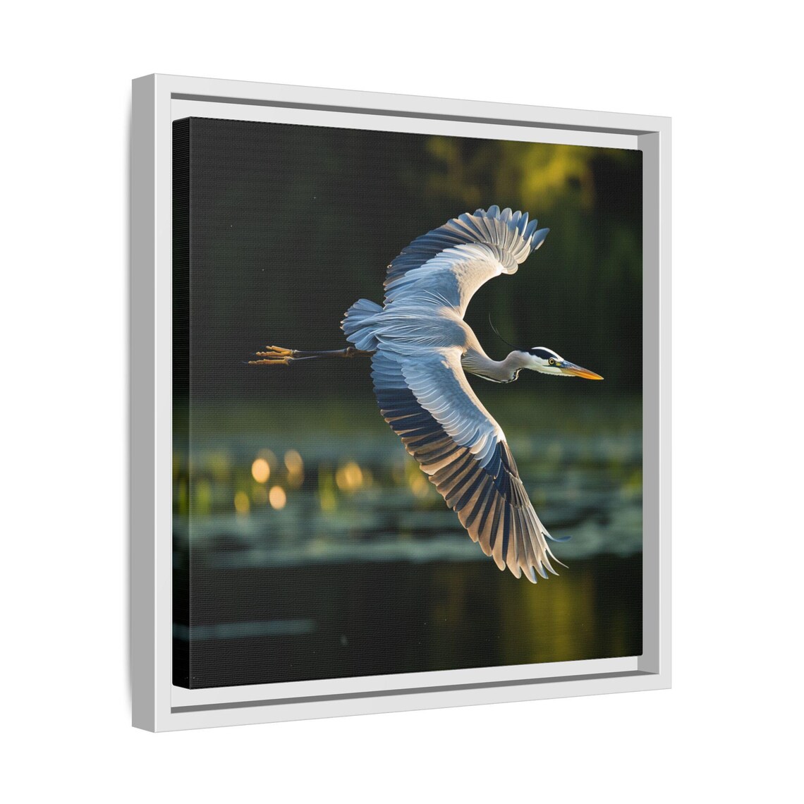 Blue Heron Photographic Print, Coastal Bird Artwork - Image 4