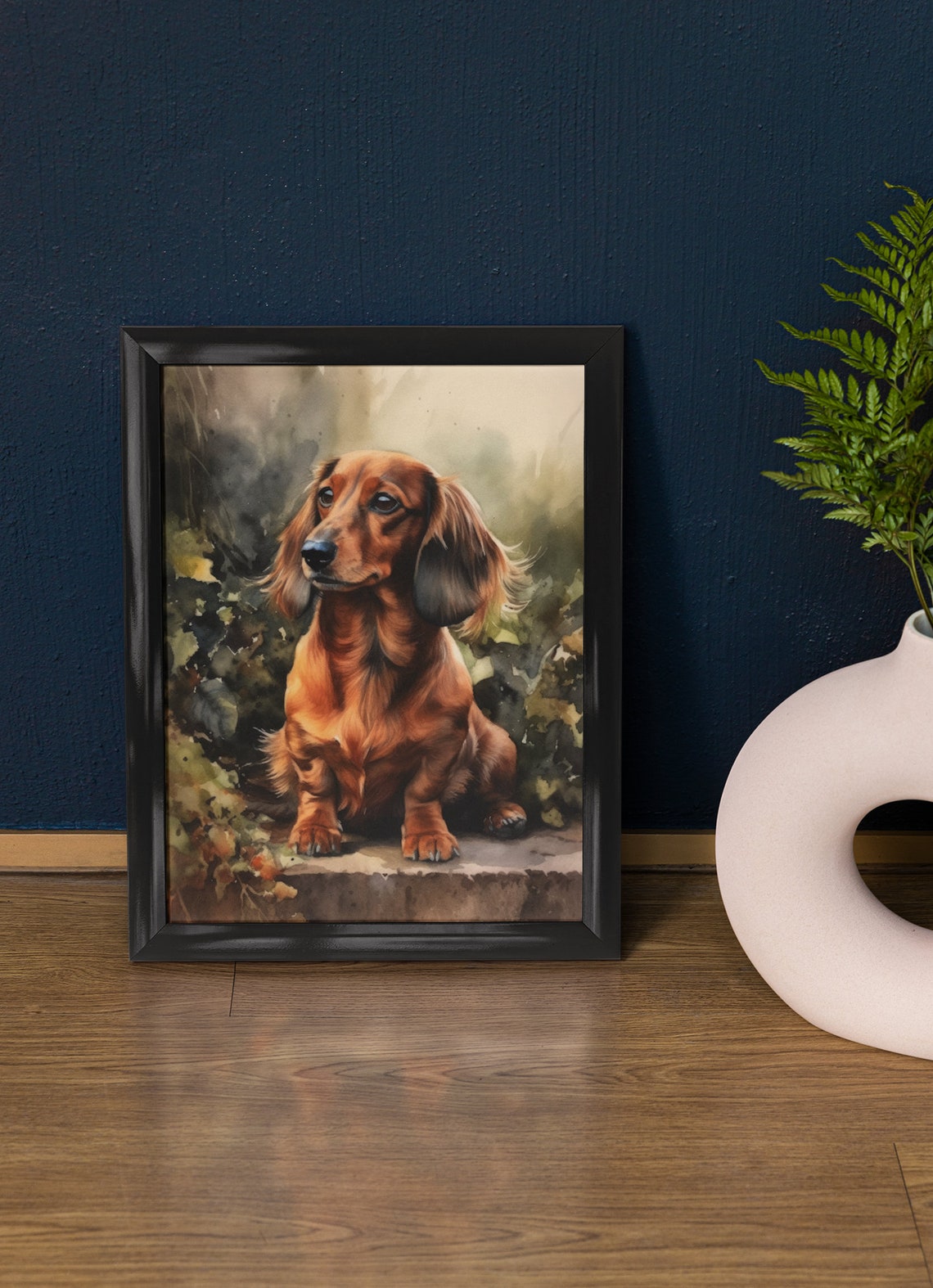 Dachshund Dog Art Print Dog Wall Art Animal Art Print Animal Art Poster Dog Lover Gift Colorful Animal Wall Art Cool Dog Art