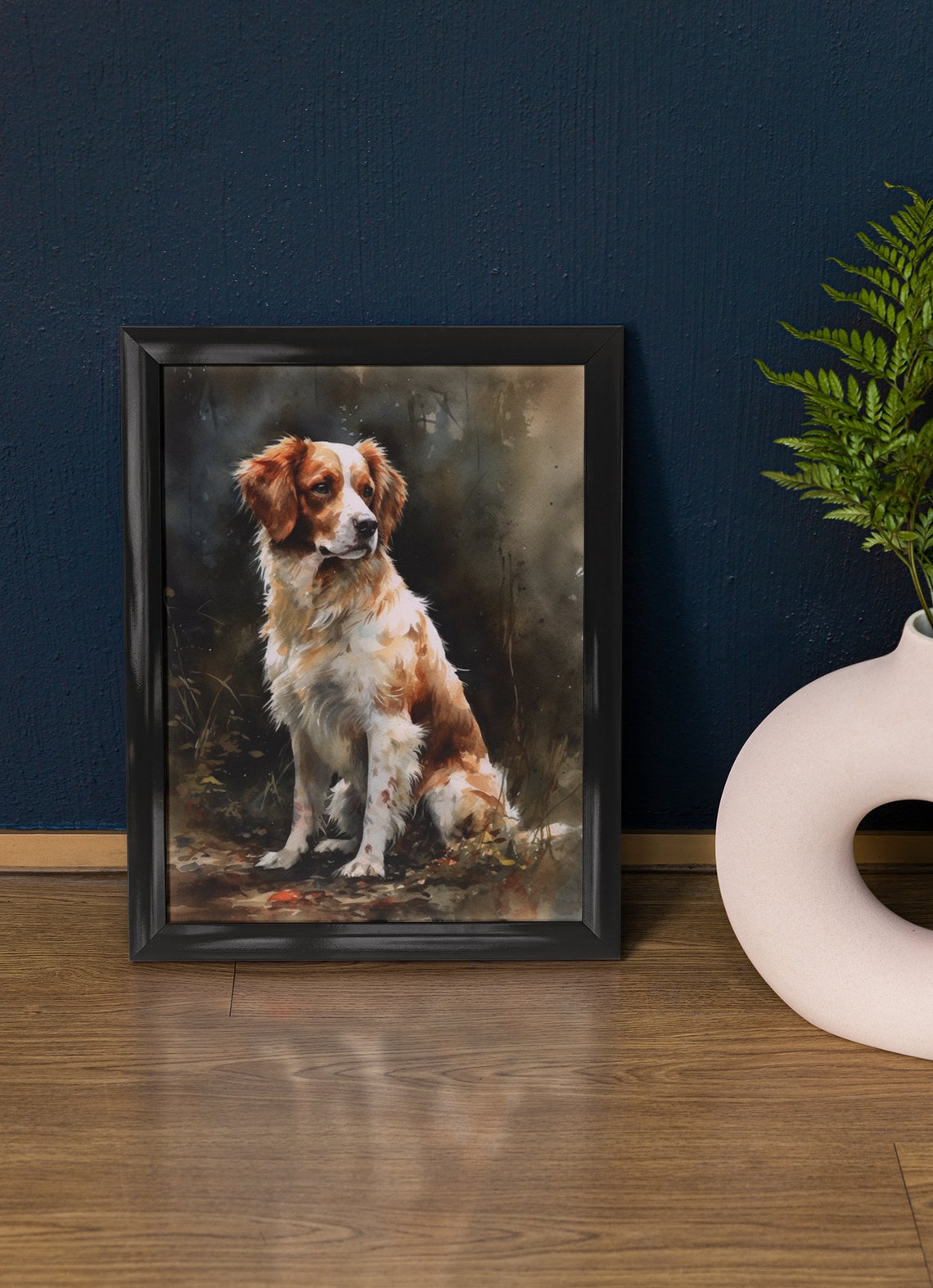 Nederlandse Kooikerhondje Dog Art Print Dog Wall Art Animal Art Print Animal Art Poster Dog Lover Gift Colorful Animal Wall Art